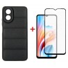 Комплект для OPPO A18/A38 панель + скло DENGOS (Black) (DG-KM-70)