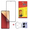 Комплект захисного скла DENGOS для екрану та блоку камер Xiaomi Redmi Note 13 Pro 4G (DG-TGSCP-03)