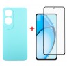 Комплект для Oppo A60 панель Soft + скло DENGOS (Ice Blue) (DG-KM-105)