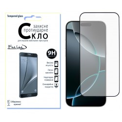 Защитное стекло Fine Line Full Glue для iPhone 16 Pro (Black)