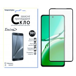 Защитное стекло Fine Line Full Glue для OPPO Reno 12F 4G (Black)
