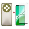 Комплект для Oppo Reno 12 F/FS панель Matte + скло DENGOS (Olime green) (DG-KM-110)