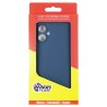 Комплект для Samsung Galaxy A06 панель Carbon + скло DENGOS (Blue) (DG-KM-114)