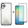 Комплект для Samsung Galaxy A06 панель + скло DENGOS (Black) (DG-KM-126)