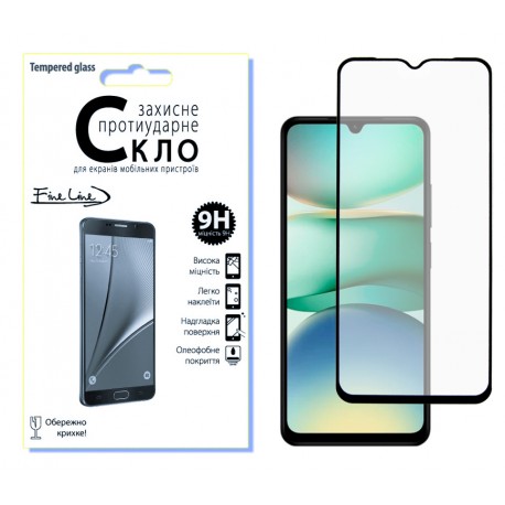 Защитное стекло Fine Line Full Glue для Xiaomi Redmi A5 (Black)