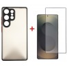 Комплект для Samsung Galaxy S25 Ultra панель + скло DENGOS (Black) (DG-KM-144)
