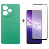 Комплект для Oppo A5 Pro панель Soft + скло DENGOS (Mint) (DG-KM-153)