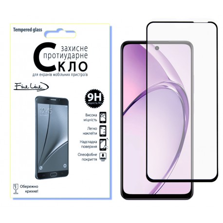 Защитное стекло Fine Line Full Glue для OPPO A5i (Black)