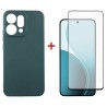 Комплект для Oppo Reno14 5G панель Soft + скло DENGOS (Green) (DG-KM-181)