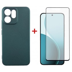 Комплект для Oppo Reno14 F/FS 5G панель Soft + скло DENGOS (Green) (DG-KM-182)