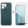 Комплект для Oppo Reno14 F/FS 5G панель Soft + скло DENGOS (Green) (DG-KM-182)