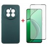Комплект для REALME 12 4G/5G панель Soft + скло DENGOS (Green) (DG-KM-184)