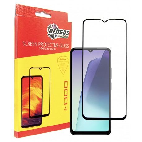 Защитное стекло DENGOS Full Glue для Xiaomi Redmi 14C/A4 (black)