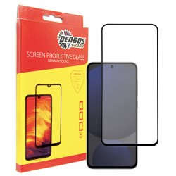 Захисне скло DENGOS Full Glue для Samsung Galaxy S24 FE (black)