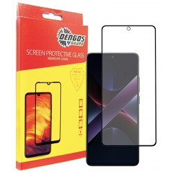 Захисне скло DENGOS Full Glue для Poco X7 Pro (black)