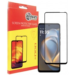 Защитное стекло DENGOS Full Glue для Motorola G05 (black)