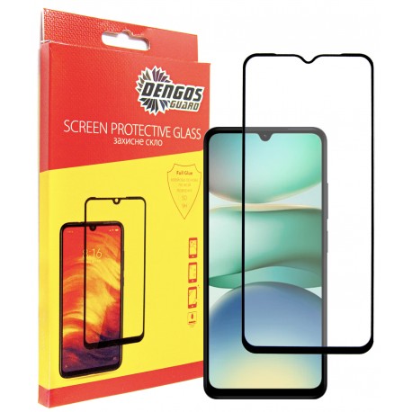 Защитное стекло DENGOS Full Glue для Xiaomi Redmi A5 (black)