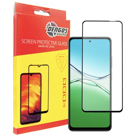 Защитное стекло DENGOS Full Glue для OPPO A5 4G (black)