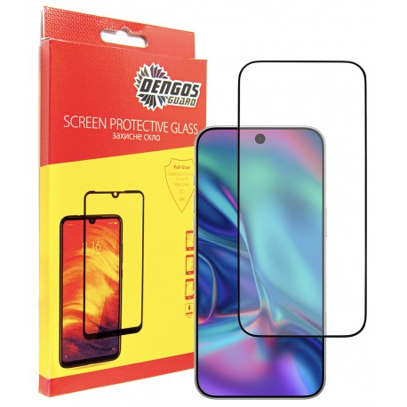 Захисне скло DENGOS Full Glue для iPhone 17 Pro Max (black)