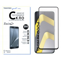 Захисне скло Fine Line Full Glue для Poco M8 Pro 5G (Black)