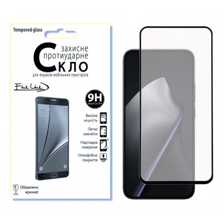 Захисне скло Fine Line Full Glue для Xiaomi 15T/15T Pro (Black)