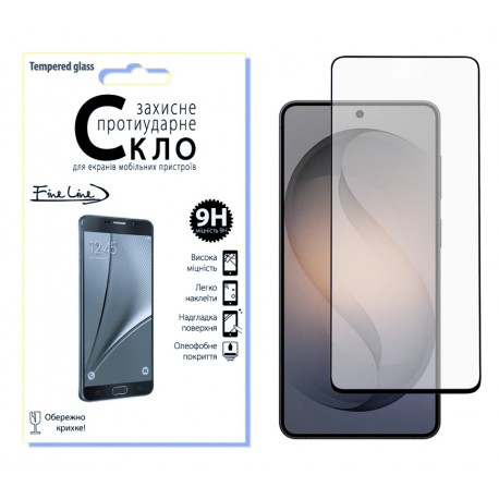 Захисне скло Fine Line Full Glue для Samsung Galaxy S26 Plus (Black)