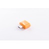 Переходник DENGOS (кабель в оболонці) OTG USB - Micro-USB (ADP-008-ORANGE)