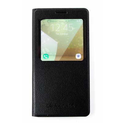 Чехол-Книжка FINE LINE для Samsung Galaxy J4 2018 (J400) (black)