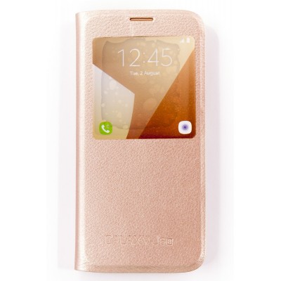 Чехол-Книжка FINE LINE для Samsung Galaxy J6 (J600) (gold)