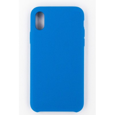 Чехол-панель Dengos (Back Cover) "Silicon" для iPhone X (blue)