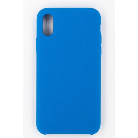 Чехол-панель Dengos (Back Cover) "Silicon" для iPhone X (blue)