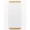 Защитное стекло(TEMPERED GLASS) для экрана Samsung Galaxy S8, 5D, (gold)
