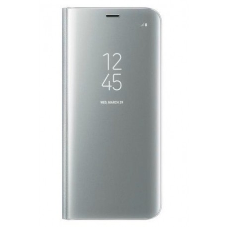 Чехол DENGOS (flipp-BOOKClear View Standing Cover) для Huawei P20 (silver)