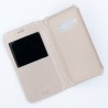 Чехол-книжка DENGOS (Flipp-Book Call ID) для Samsung Galaxy J3 2016 (J320), золотистый