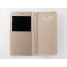 Чехол-книжка DENGOS (Flipp-Book Call ID) для Samsung Galaxy J7 (J700H), золотистый