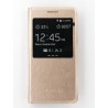 Чехол-книжка DENGOS (Flipp-Book Call ID) для Samsung Galaxy J5 (J500H), золотистый