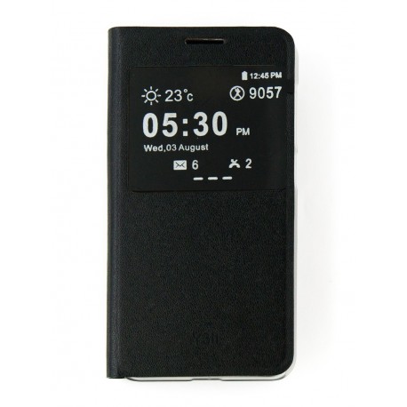 Чехол-книжка DENGOS (Flipp-Book Call ID) для Huawei Y3 II (black)