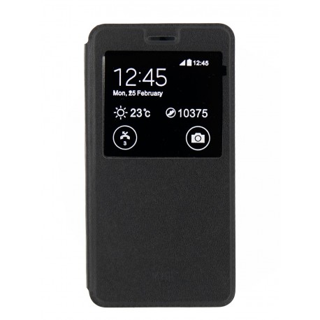 Чехол-книжка FINE LINE (Flipp-Book Call ID) для Huawei Y5 II, черный