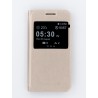 Чехол-книжка FINE LINE для Samsung Galaxy J3 2016 (J320) золотистый