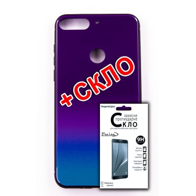 Чохол-панель FINE LINE (Back Cover) "Mirror" для Huawei Y6 Prime 2018, (violet)