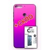 Комплект панель FINE LINE "Mirror" для Huawei Y7 Prime 2018, pink + Защитное стекло для Huawei Y7 Prime 2018
