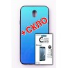 Чохол-панель FINE LINE Mirror для Samsung Galaxy J7 2017 (J730) Lighting Blue