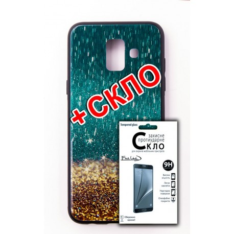 Чохол-панель FINE LINE (Back Cover) "Glam" для Samsung Galaxy A6 2018 (A600), золотий пісок