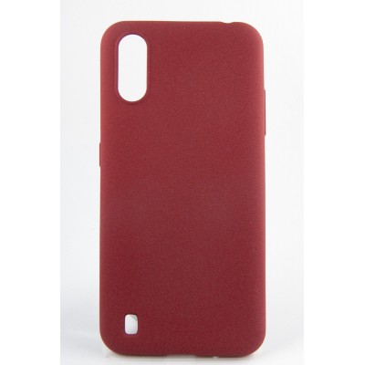 Панель DENGOS Carbon для Samsung Galaxy A01 (red)