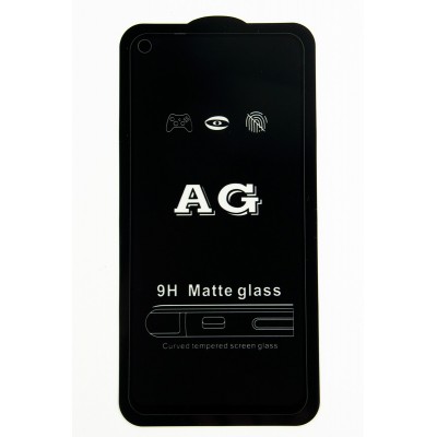 Захисне скло Fine Line Full Glue Matte для Huawei P40 Lite/P40 Lite E (black)
