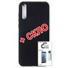 Комплект Fine Line для Huawei P Smart S панель + скло захисне Carbon (black) (FL-KM-159)