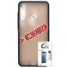 Комплект Fine Line для Huawei Y6P панель + скло захисне матове (Black) (FL-KM-188)