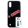 Комплект Fine Line для Samsung Galaxy A01 панель + скло захисне Carbon (Black) (FL-KM-177)