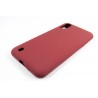 Комплект Fine Line для Samsung Galaxy A01 панель + скло захисне Carbon (Red) (FL-KM-179)
