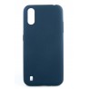 Комплект Fine Line для Samsung Galaxy A01 панель + скло захисне Carbon (Blue) (FL-KM-178)